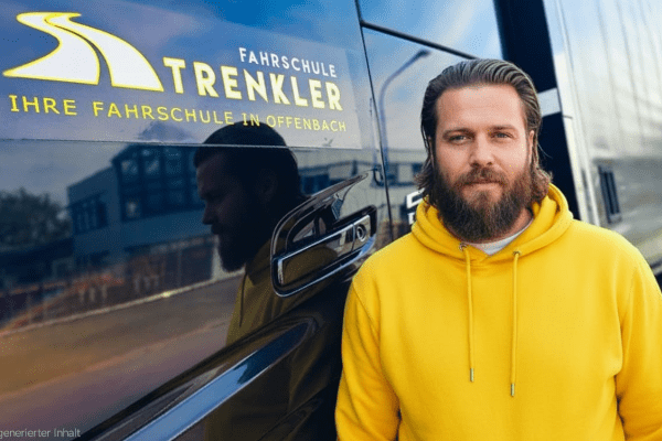 Absolventin oder Absolvent der Fahrschule Trenkler mit dem bestandenen Führerschein