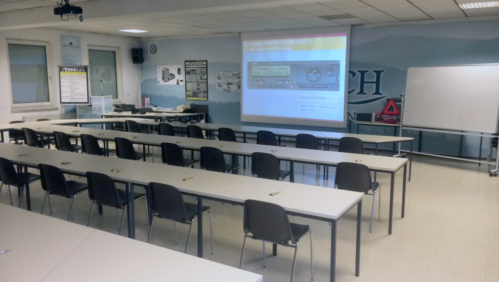 Unser Schulungsraum bei der Firma K & K